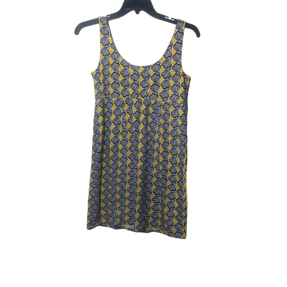Boden 6 R Sleeveless Dress Blue and Yellow Spring Cruise Summer Golf - Picture 8 of 8